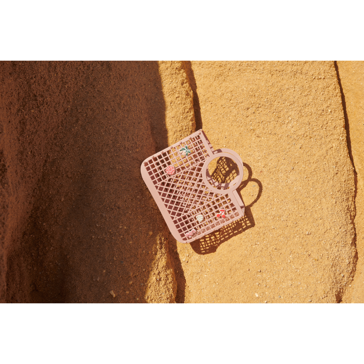 Liewood Samantha Korb mit Anhängern - Rose - KORB-TASCHE