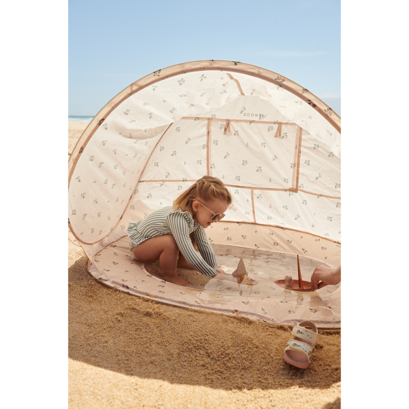 Liewood Everett Pop Up-Zelt mit Planschbecken - Safari sandy mix -