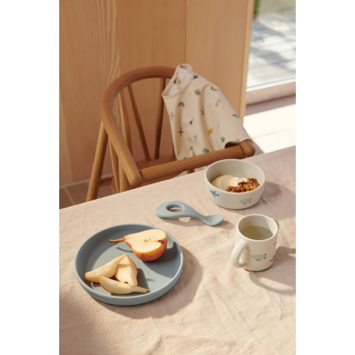 Liewood MERLE Ärmellätzchen - Aviator / Ecru - Cape Lätzchen