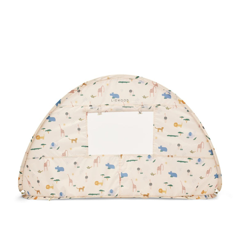 Liewood Everett Pop Up-Zelt mit Planschbecken - Safari sandy mix -