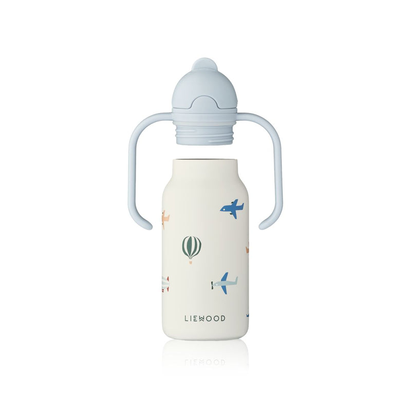 Liewood KIMMIE Bedruckte Flasche 250 ml - Aviator / Ecru - Wasserflasche