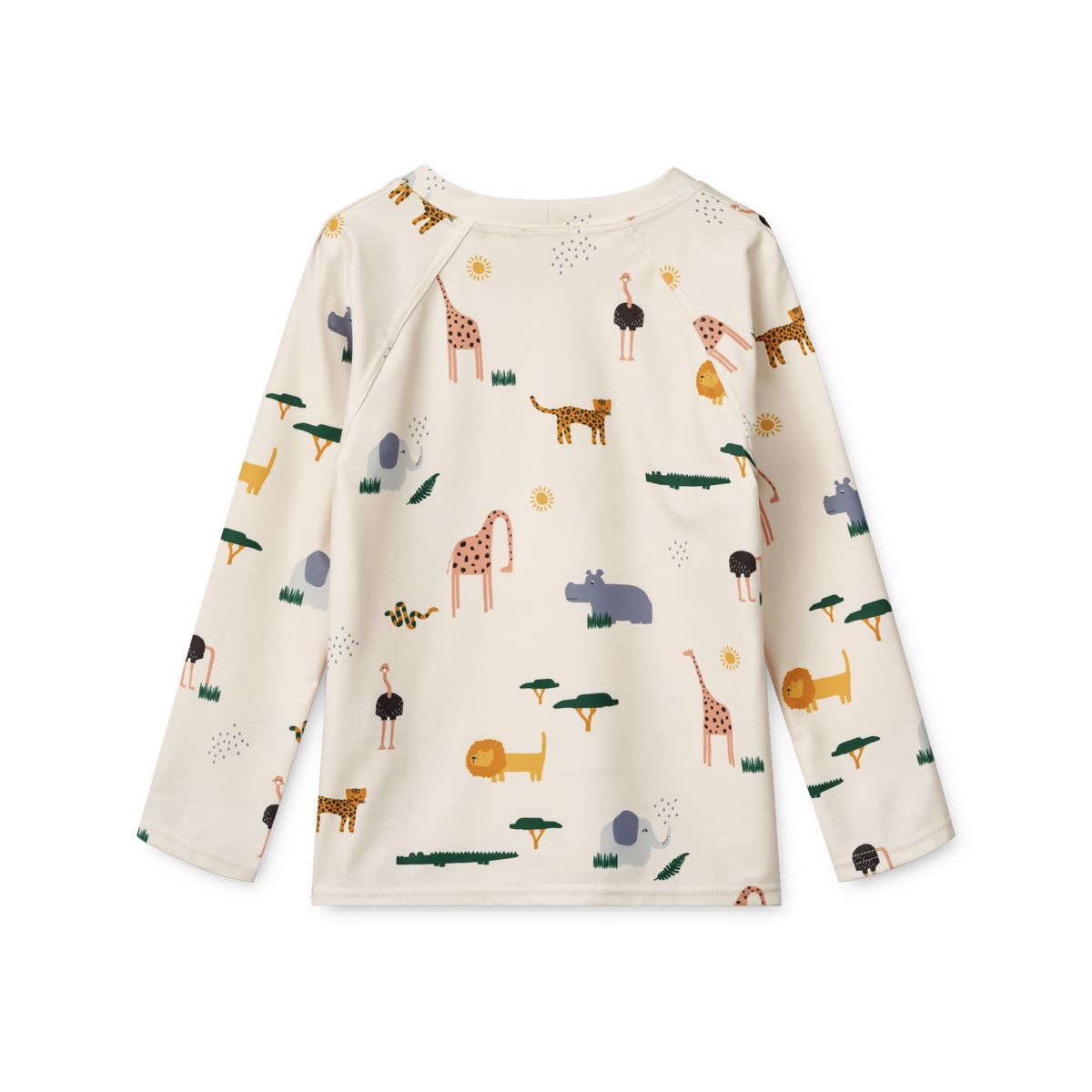 Liewood NOAH Bedrucktes Langarm-Schwimm-T-Shirt - Safari sandy mix - Schwimm-T-Shirt