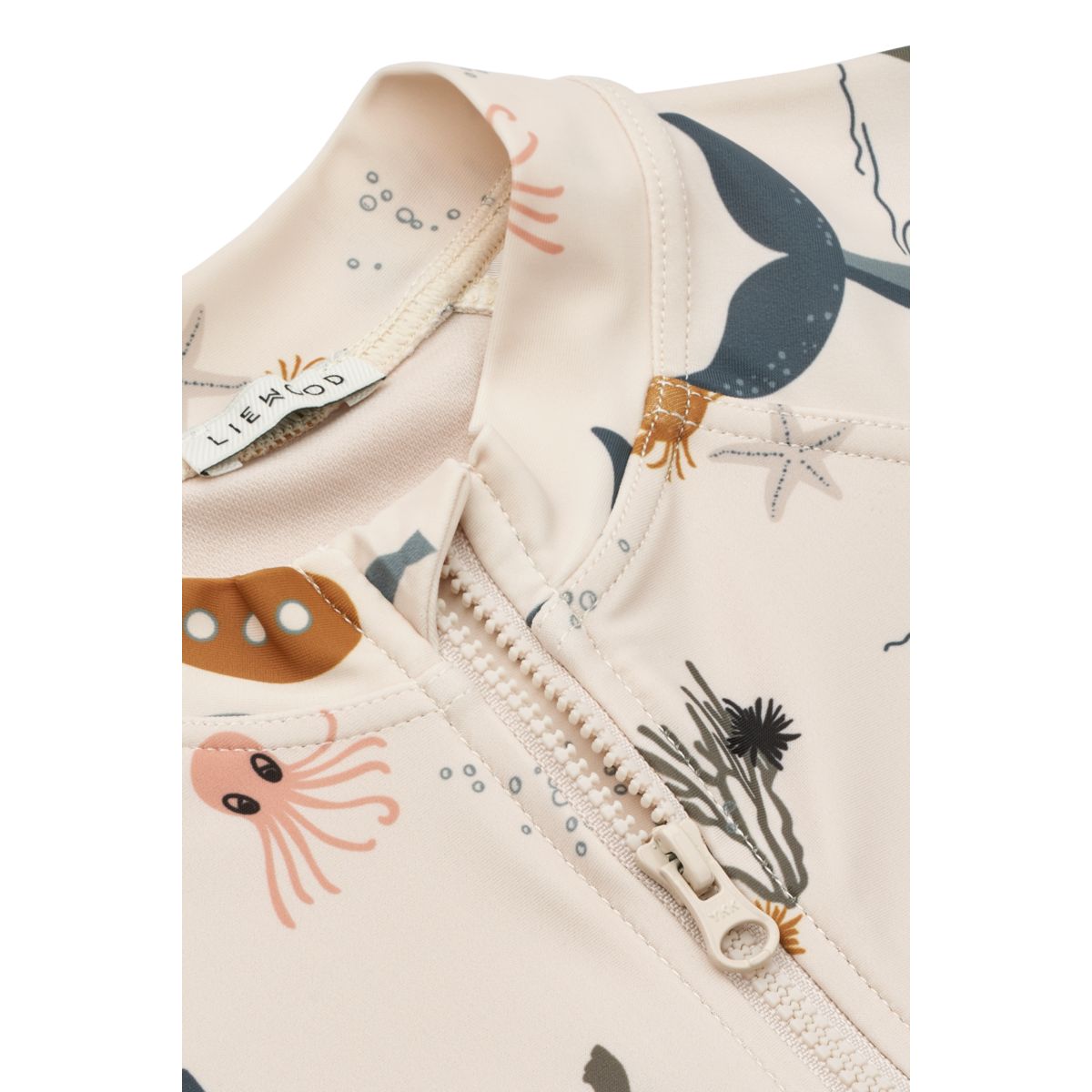 Liewood Max Schwimm-Jumpsuit - Sea creature / Sandy - Badeanzug