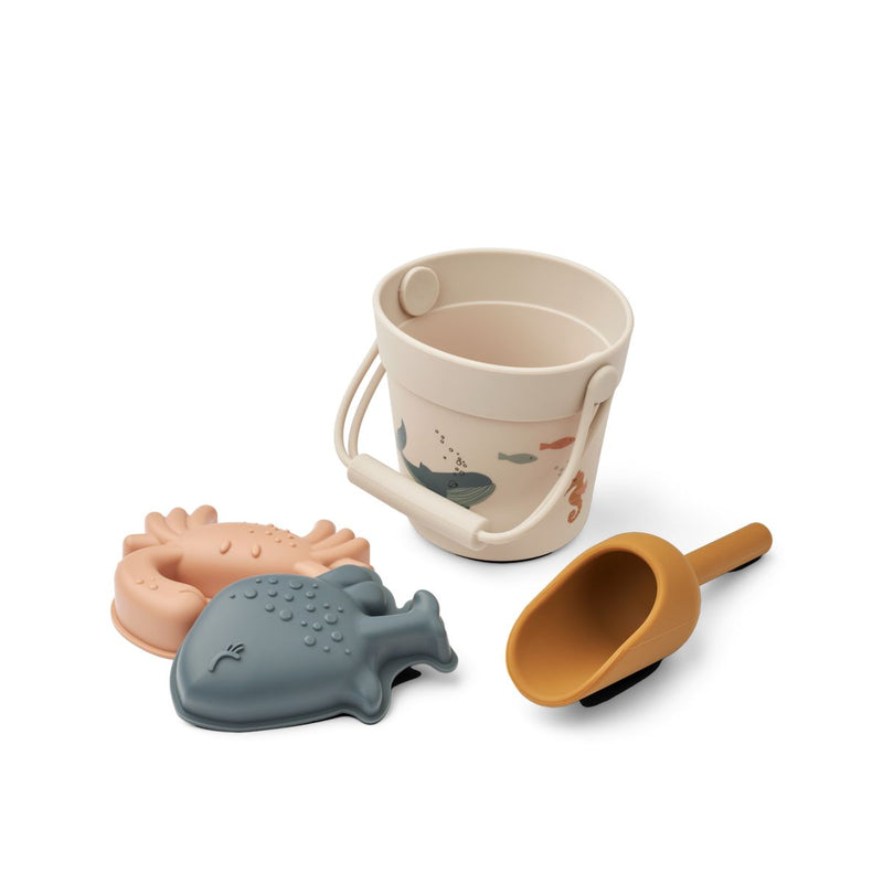 Liewood Kit Mini-Meerestierestrandset - Sea creature / Sandy - 