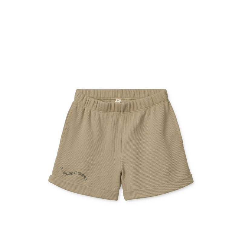 Liewood Cay Shorts mit Waffelstruktur - Mist - Shorts