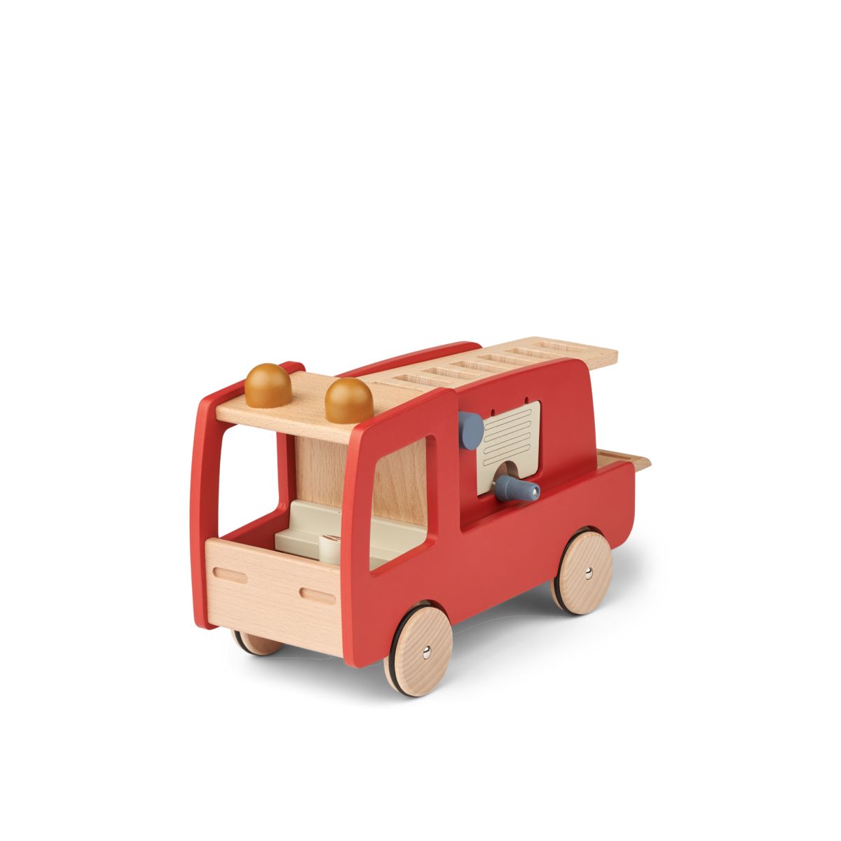 Liewood Eigil Feuerwehrfahrauto - Classic navy multi mix - Ziehspielzeug