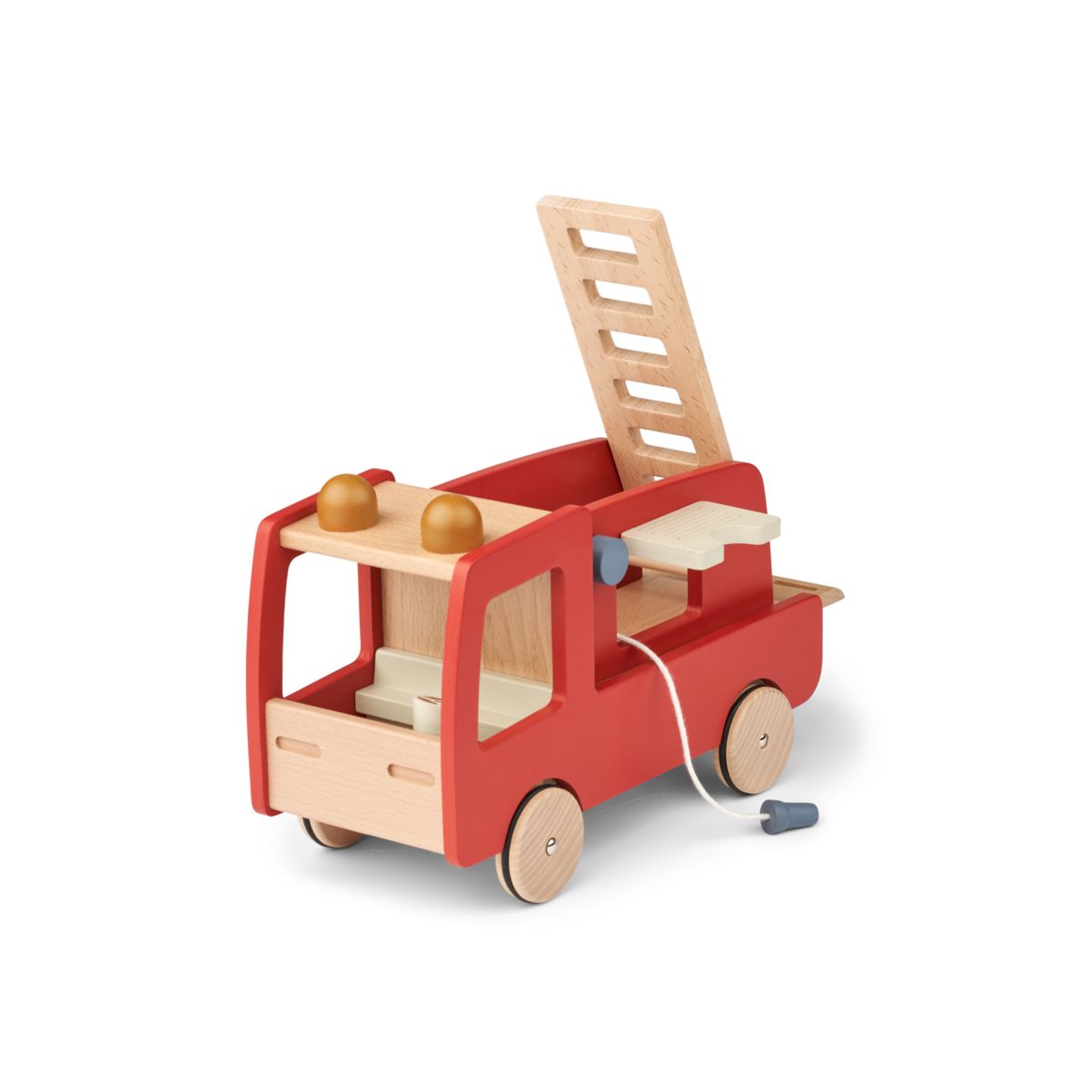 Liewood Eigil Feuerwehrfahrauto - Classic navy multi mix - Ziehspielzeug