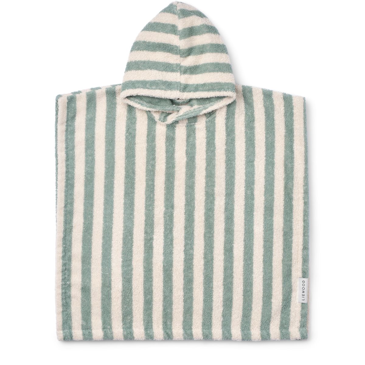 Koi Frottee Poncho - Peppermint / creme de la creme