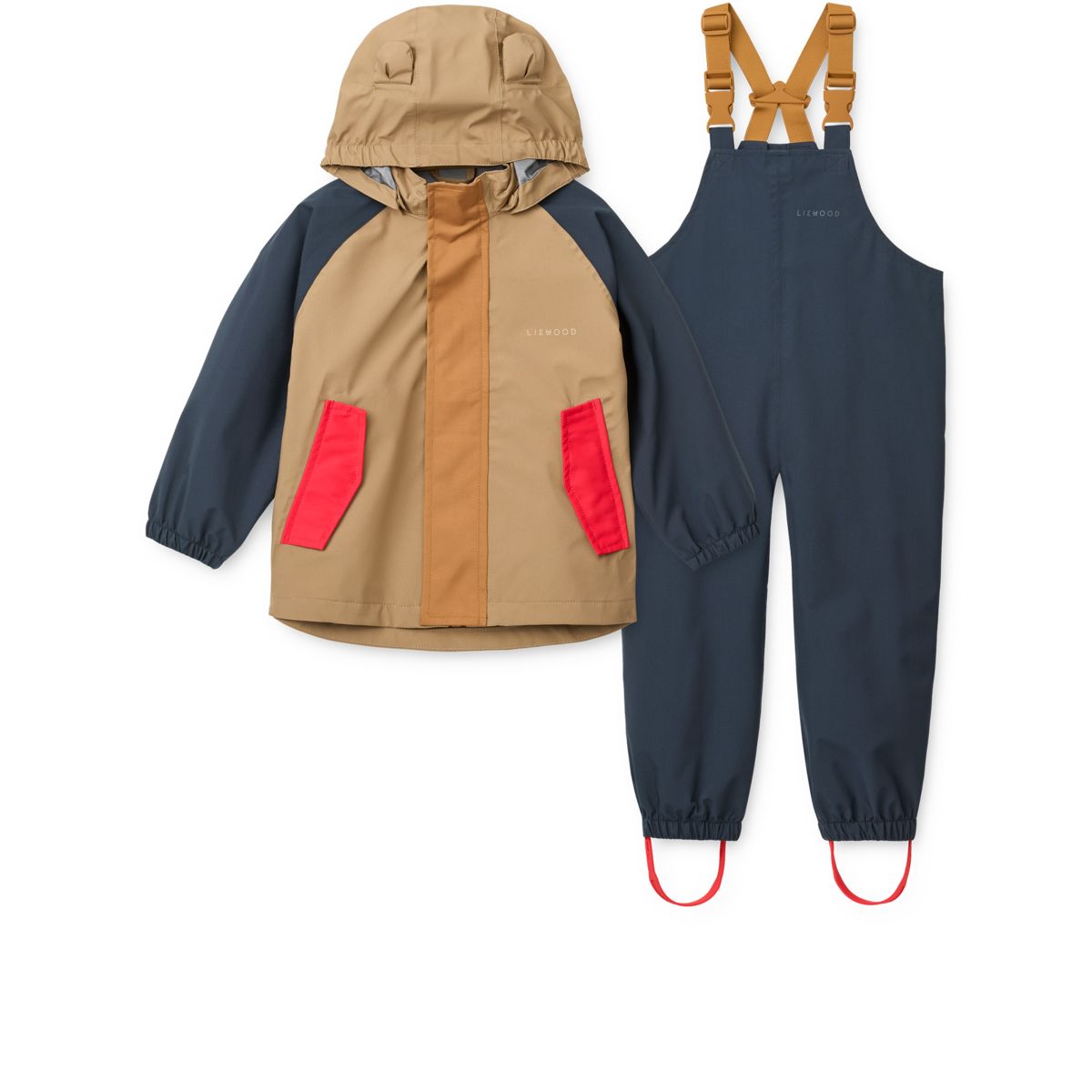 Liewood MANU Toddler Rainwear Set - Midnight navy mix - SET