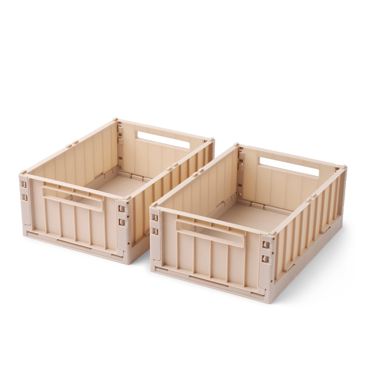 WESTON Aufbewahrungsbox Medium, 2er-Pack - Sandy