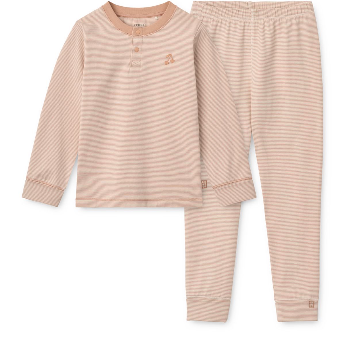 Liewood Wilhelm Grow Striped Pyjamas Set - Y/D Sandy / Pale tuscany stripe - PYJAMAS SET