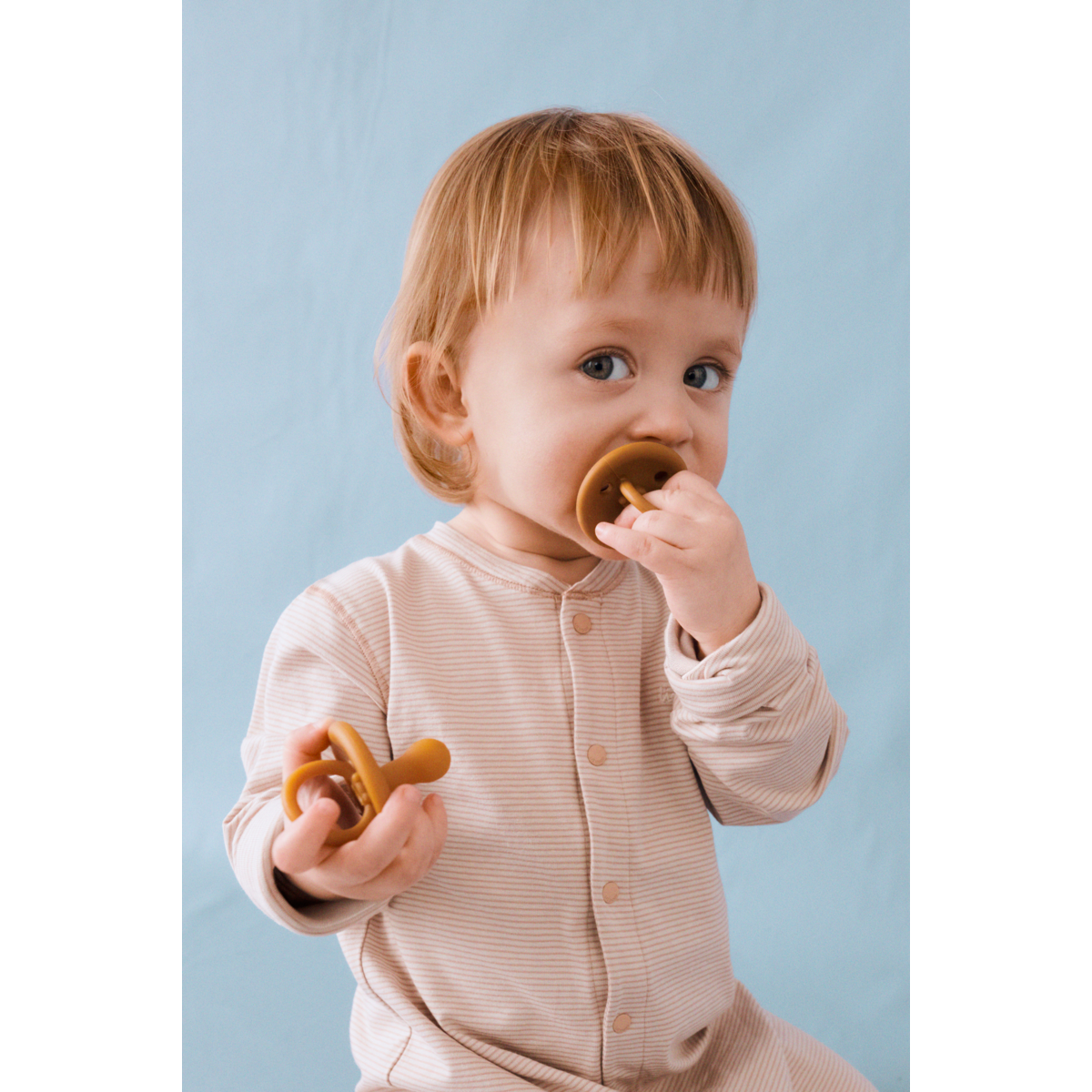 Liewood Birk Grow Striped Pyjamas Jumpsuit - Y/D Sandy / Pale tuscany stripe - PYJAMAS JUMPSUIT