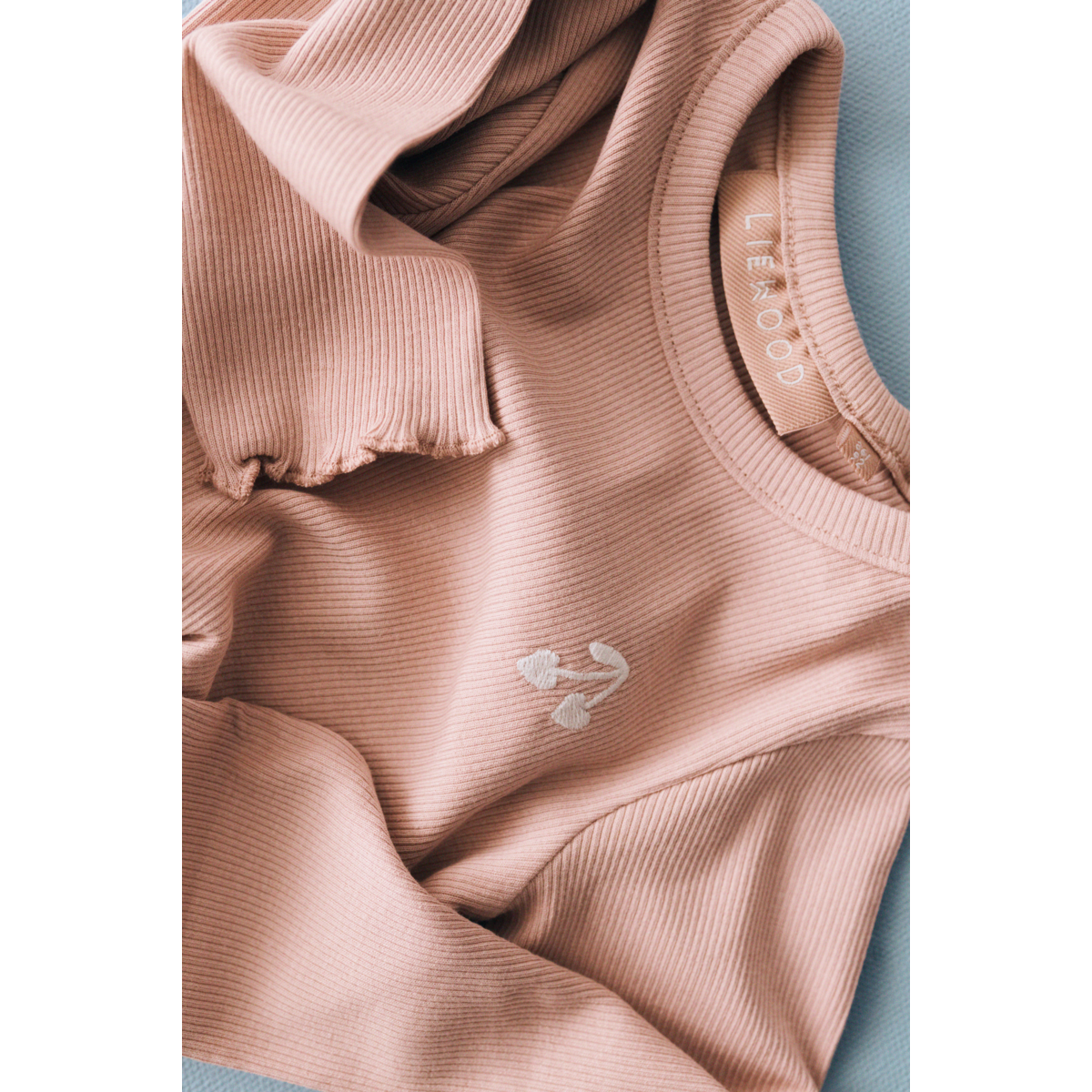 Liewood NIEVE Langarm-Ripp-T-Shirt - Pale tuscany - T-shirt