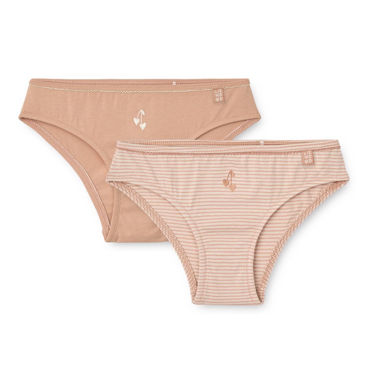 AYLIN Slips 2er-Pack - Stripe /Pale tuscany mix