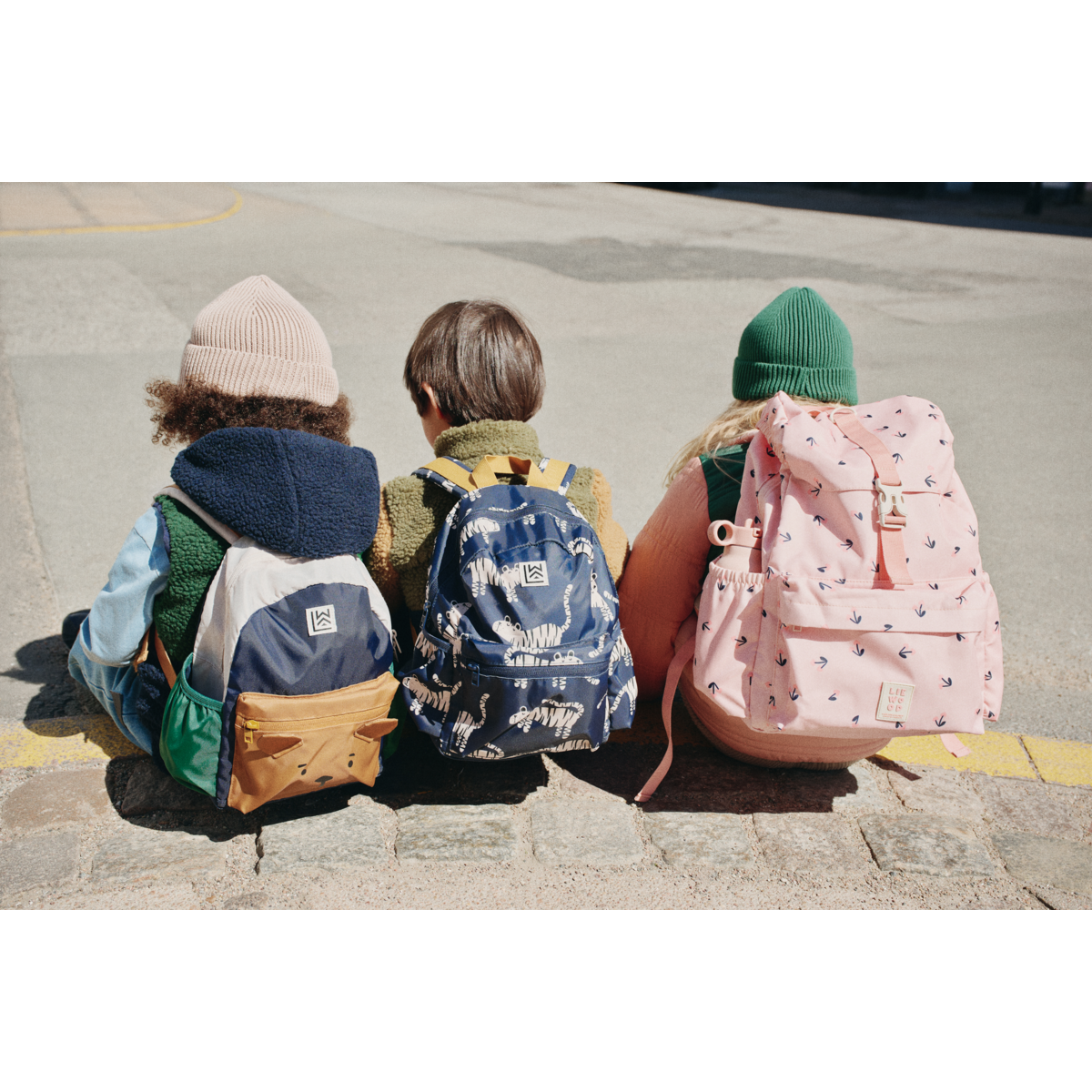 Liewood Johnny Backpack - Cherry heart / Rosey - BACKPACK