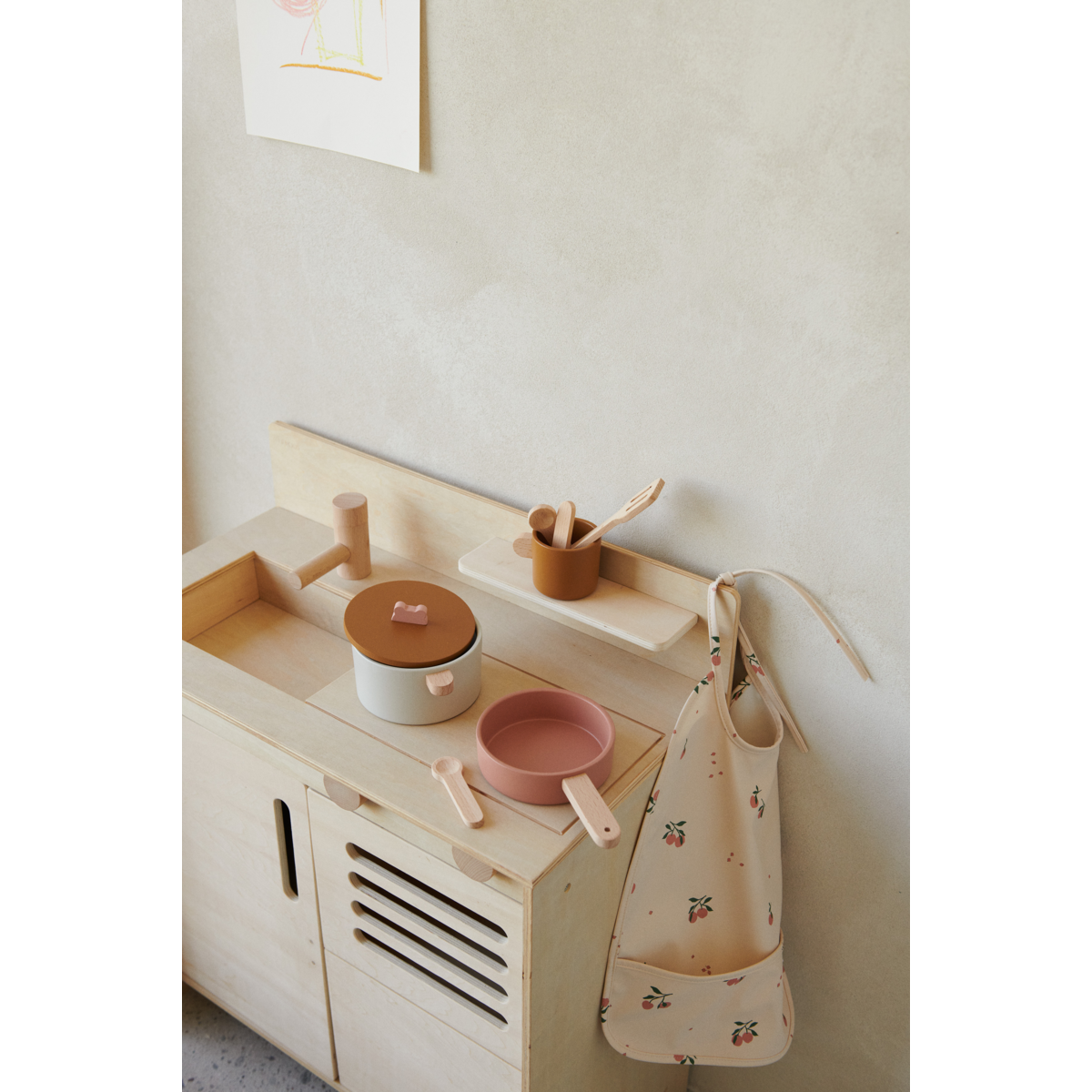 Liewood Lai Lätzchen - Peach / Sea shell mix - Lätzchen