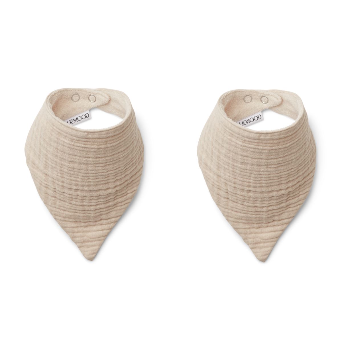 Liewood Andrea Lätzchen 2er Pack - Sandy - ZÄHNE BIB