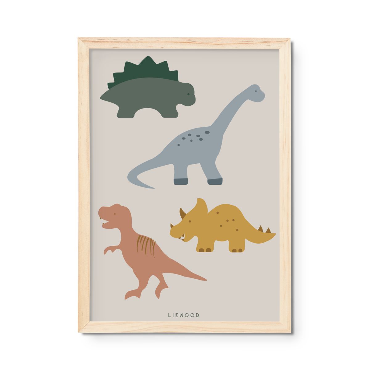 Liewood Poster Beverly - Dino / Sandy - Poster