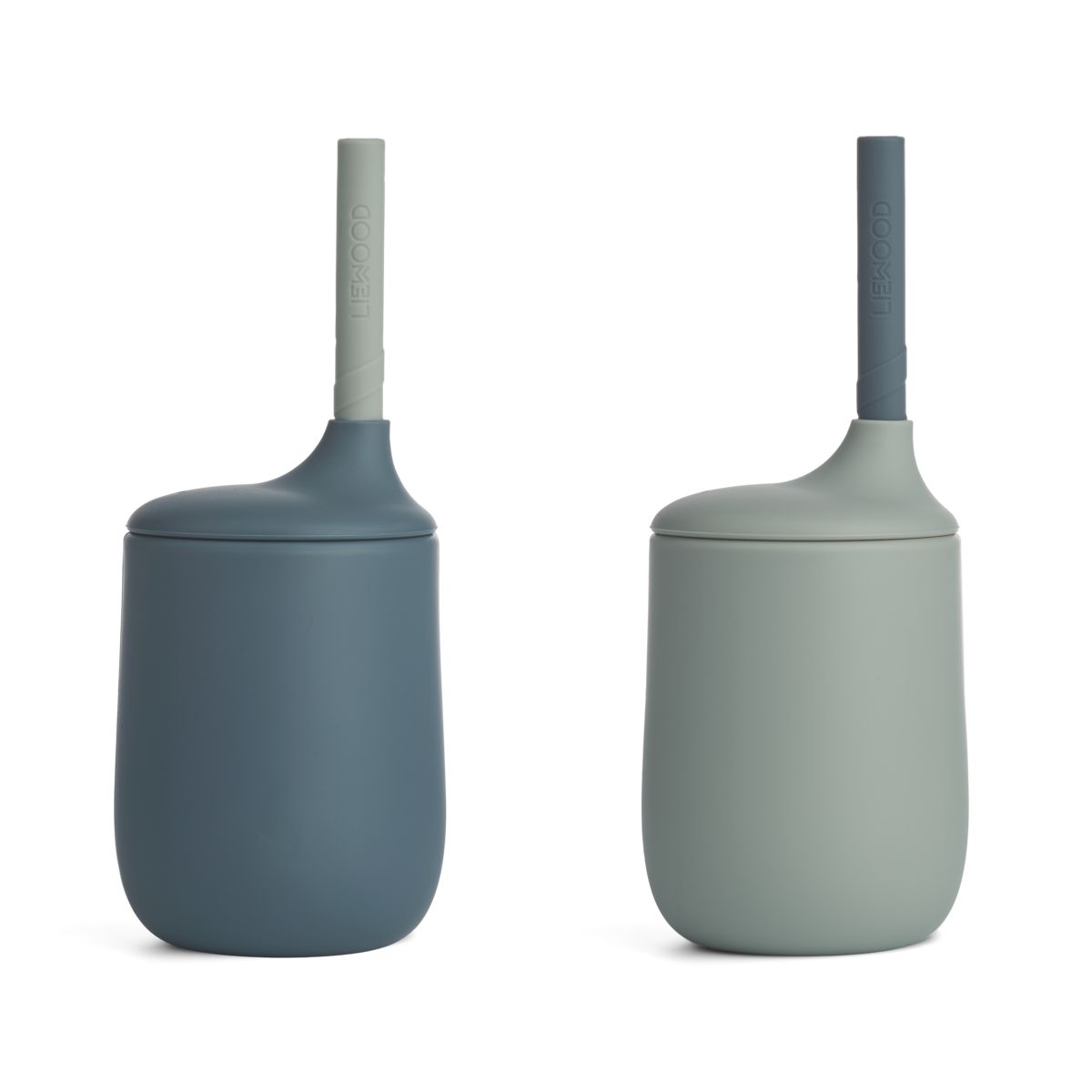 Liewood Ellis Schnabeltasse - Whale blue / Dove blue mix - Becher