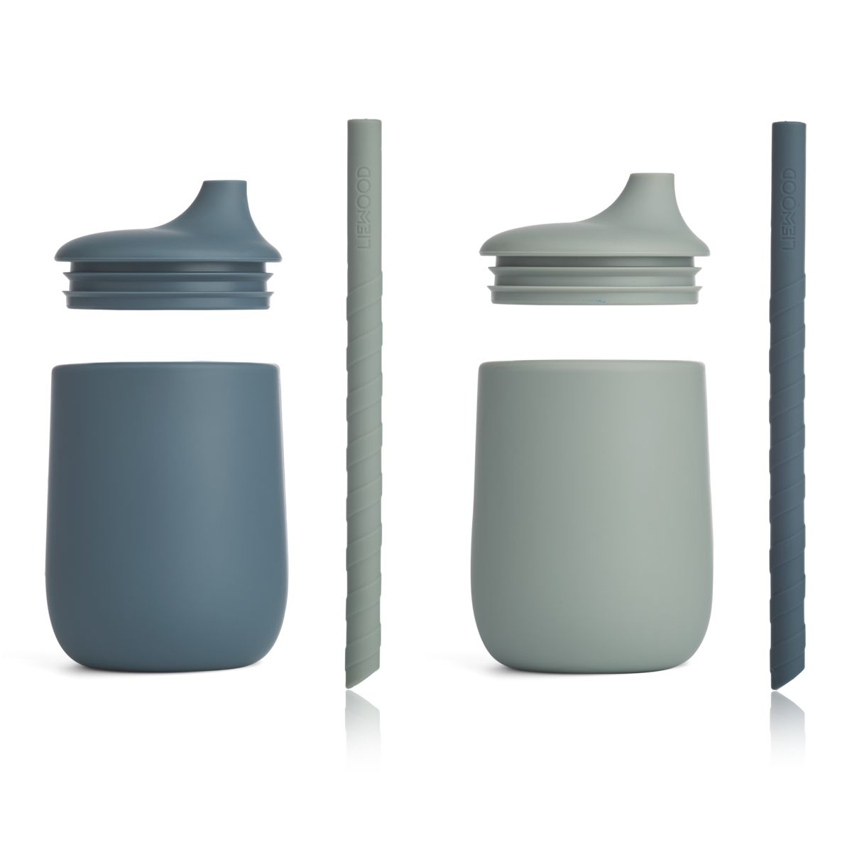 Liewood Ellis Schnabeltasse - Whale blue / Dove blue mix - Becher