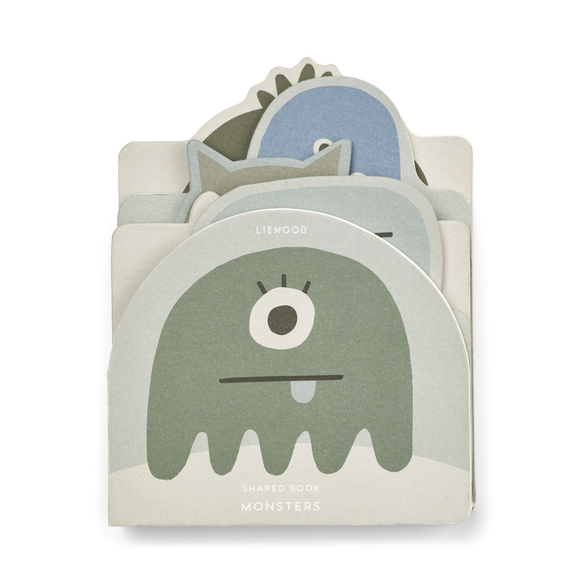 Liewood Speziell geformtes Buch Jade - Monster / Mist - Babybuch