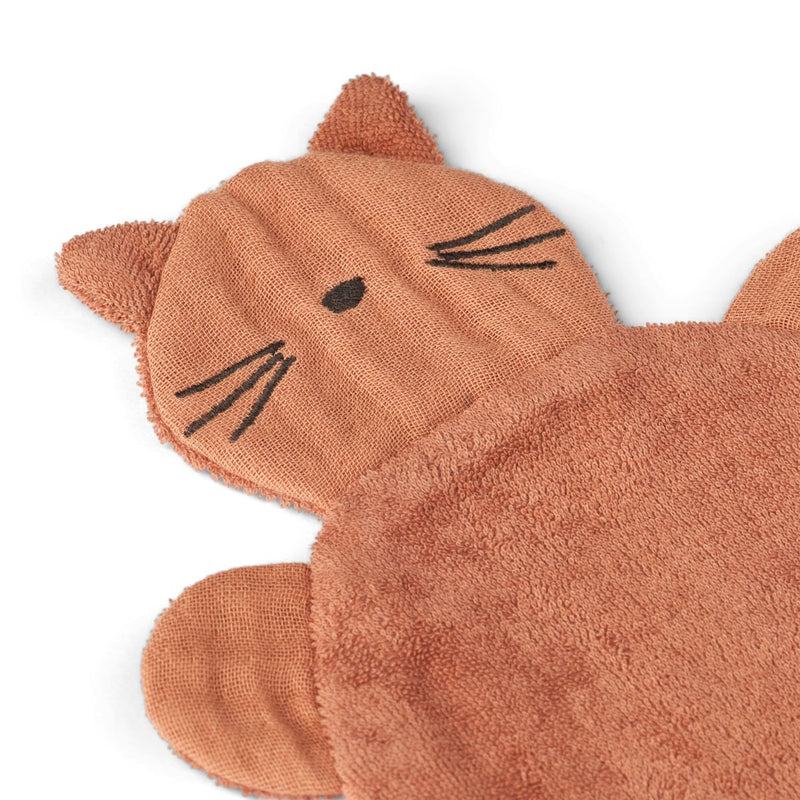 Liewood Janai Kuscheltuch -Katze 2er Pack - Cat / Tuscany rose - Kuscheltuch