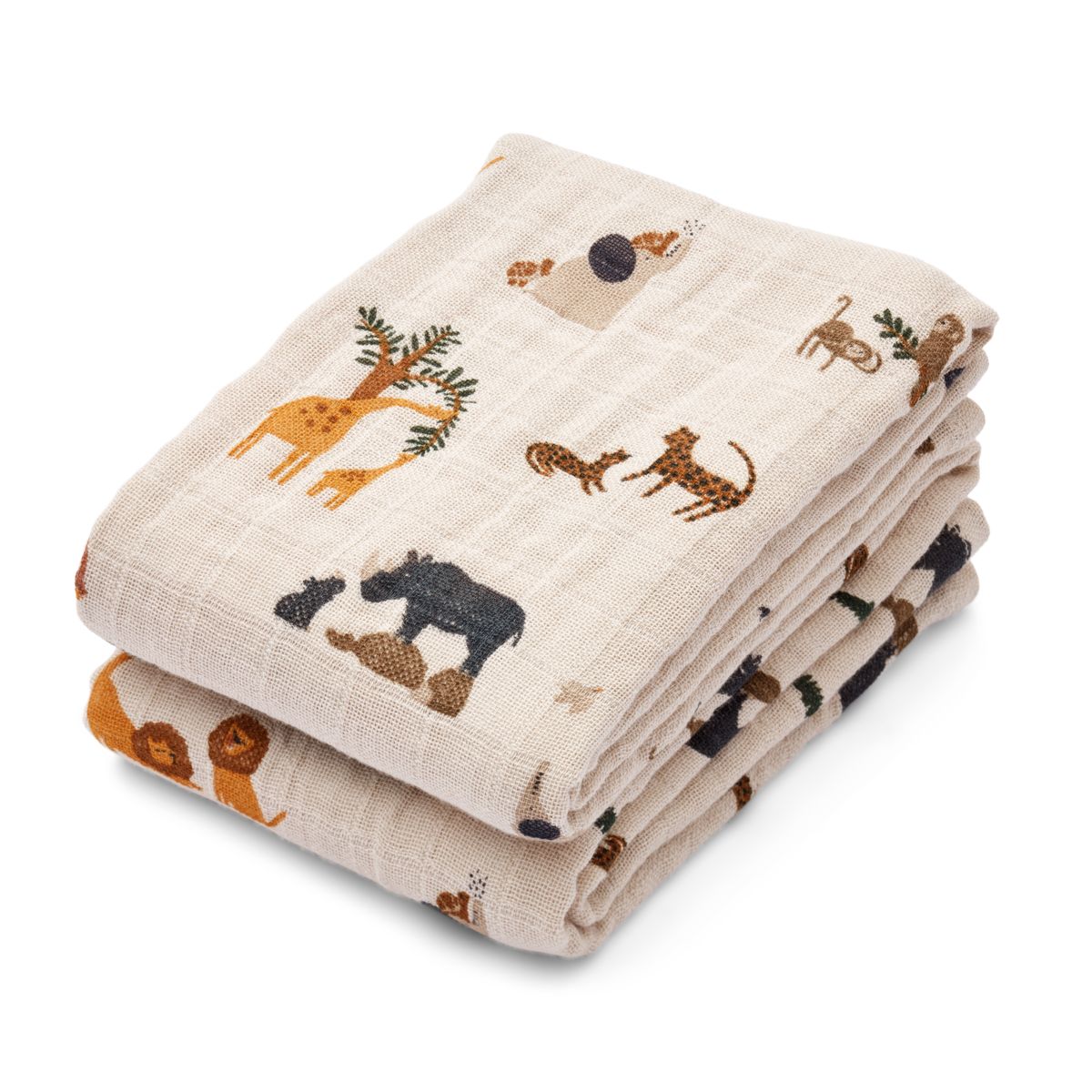 Liewood LEWIS Mulltücher 2er-Pack - All together / Sandy - Musselin Tuch