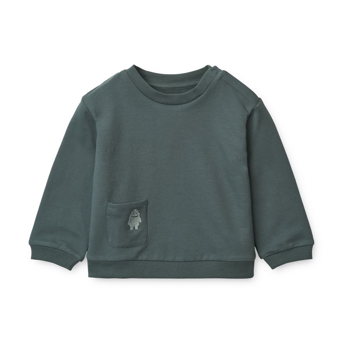 Liewood Lucio Baby-Sweatshirt - Whale blue - Sweatshirts