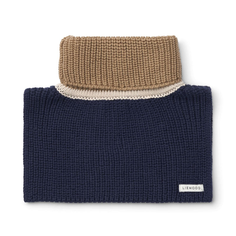 Liewood Meack Baumwoll-Kragenwärmer - Classic navy mix - Schal / Halswärmer