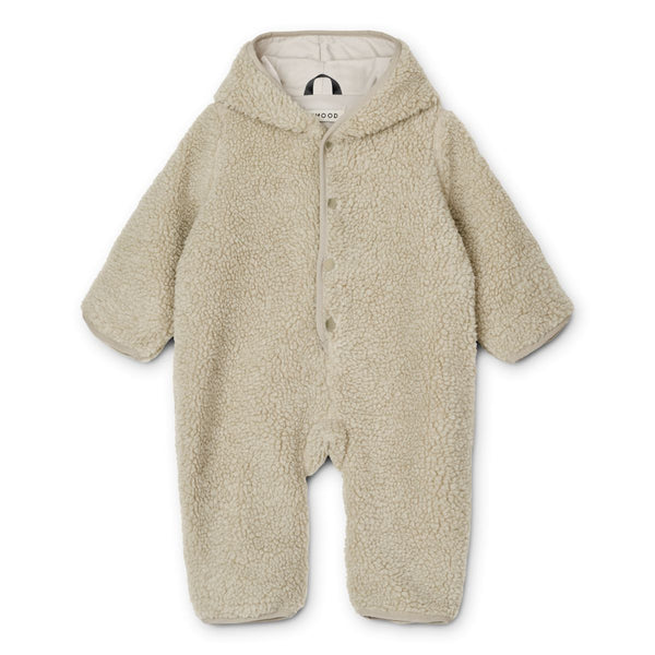 Liewood Fraser Fleece-Jumpsuit für Babys - Mist - 