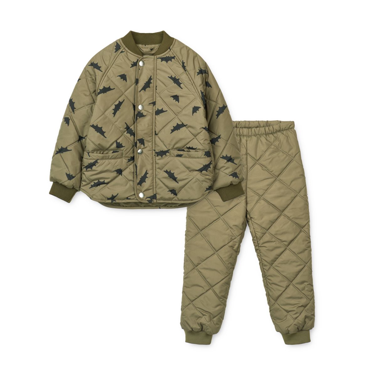 Liewood Anniston Thermoset Junior - Bats / Khaki - Satz
