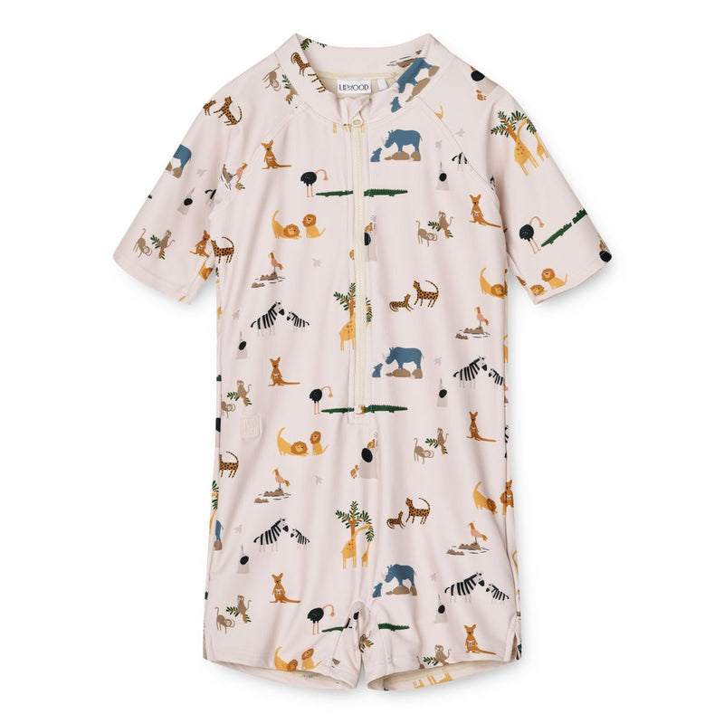 Liewood Max Schwimm-Jumpsuit - All together / Sandy - Badeanzug