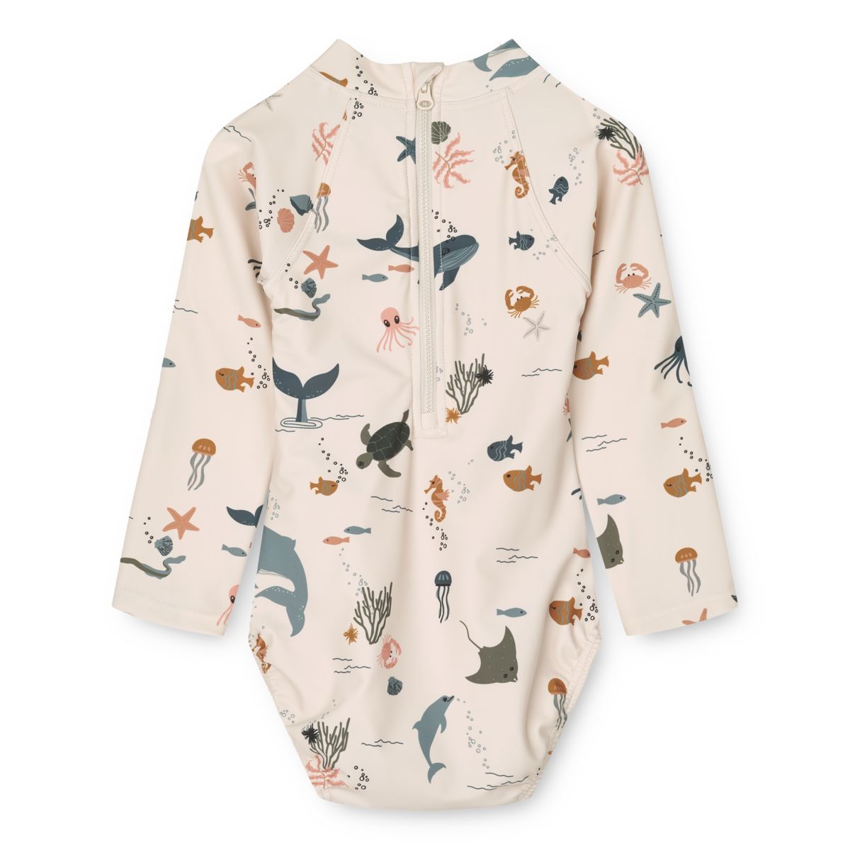 Liewood Maxime Baby-Badeanzug - Sea creature / Sandy - Badeanzug