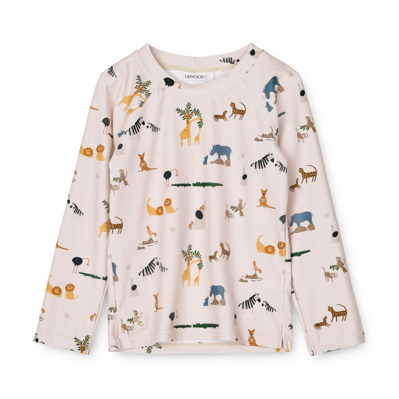 Liewood Noah Schwimm-T-Shirt - All together / Sandy - Schwimm-T-Shirt