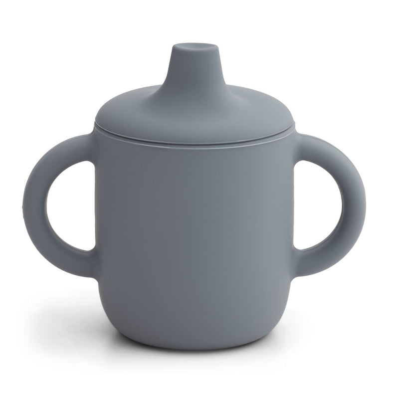 Liewood Neil Silikon Trinklerntasse 150 ml - Wave blue - Becher