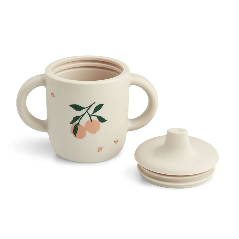 Liewood Neil Silikon Trinklerntasse 150 ml - Peach / Sea shell mix - Becher