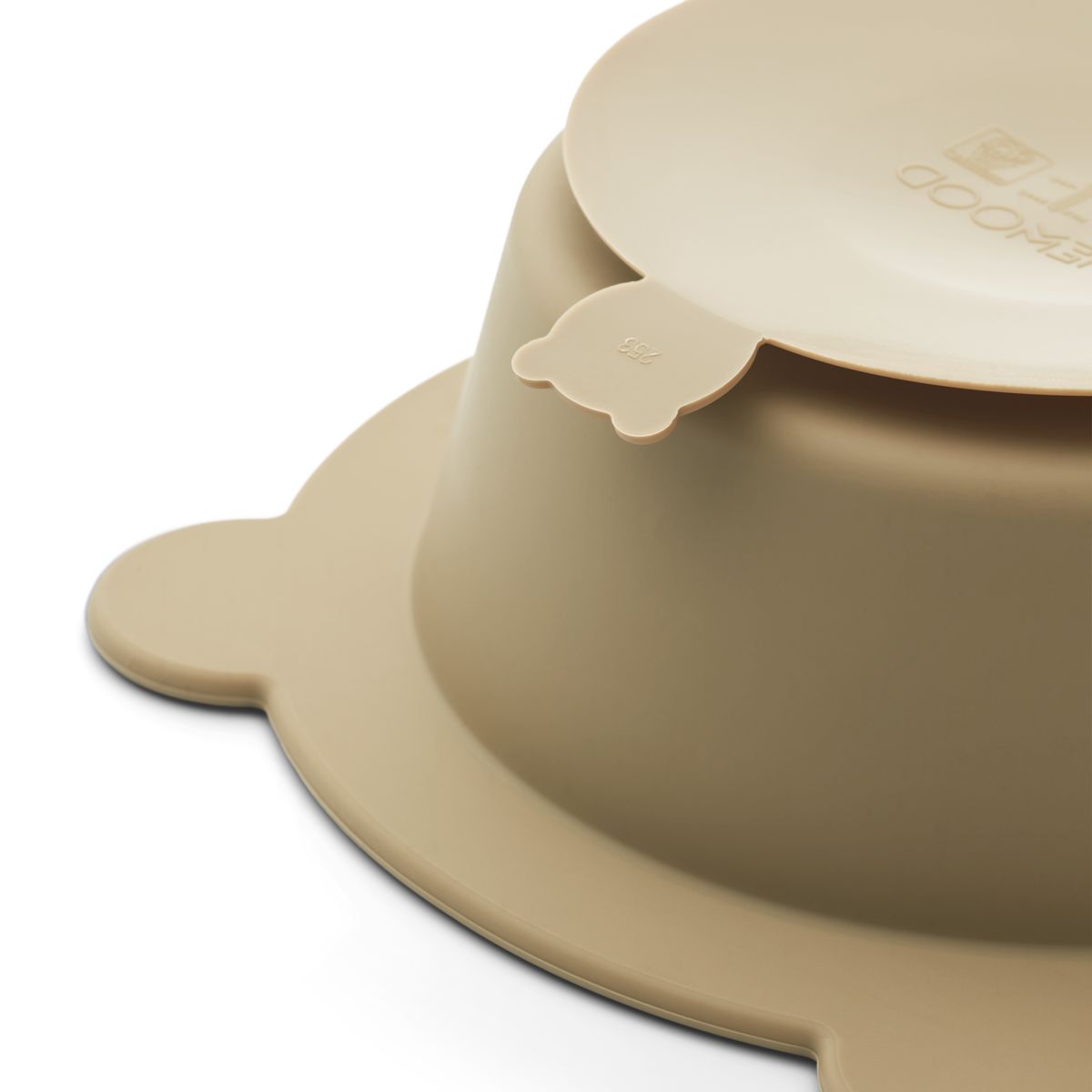 Liewood Peony Schale mit Saugnapf 2er-Pack - Sandy / Oat - Schalen