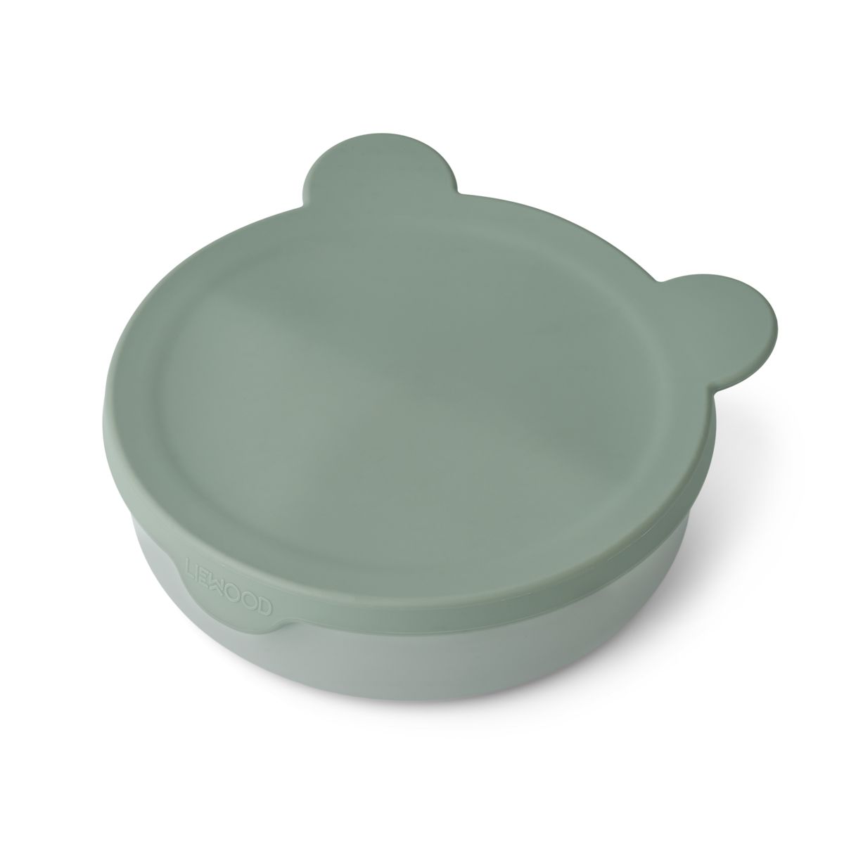 Liewood Rosie Tiefer Menüteller mit Deckel - Mr. bear/faune green/dove blue mix - Schalen