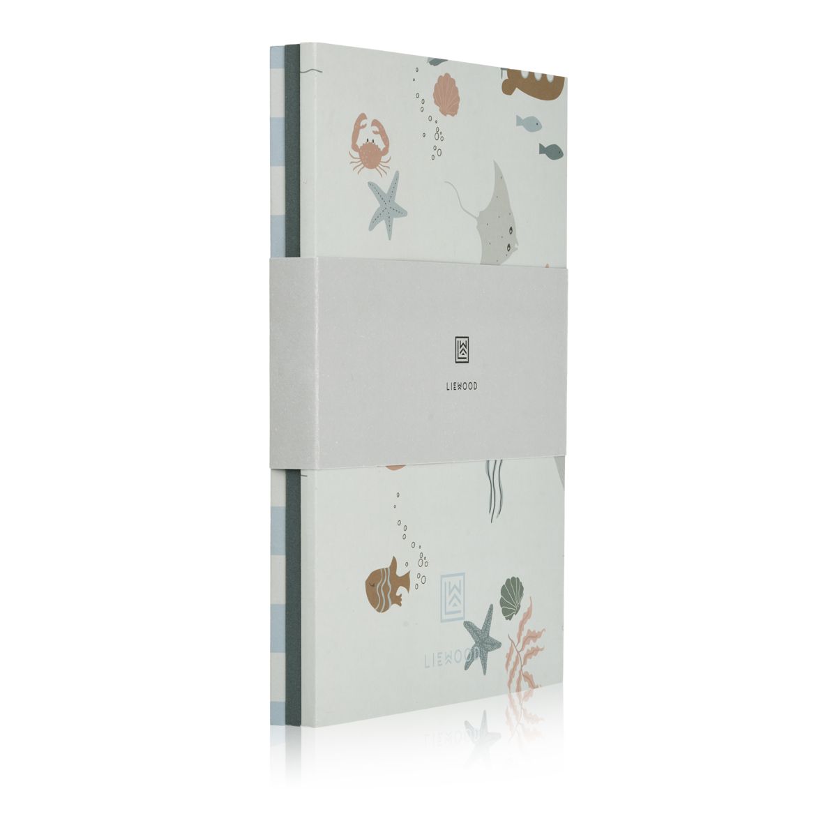 Liewood Notizbücher Sidney - Sea creature / Stripe mix - Notizbuch