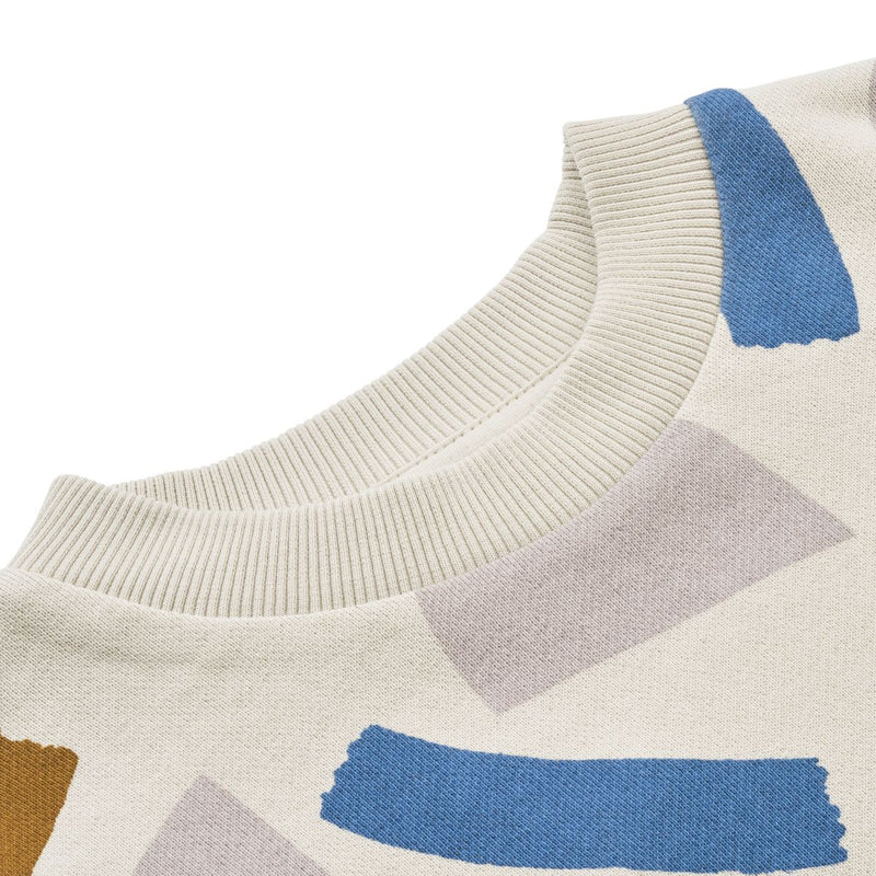 Thora Sweatshirt - Paint stroke / Sandy
