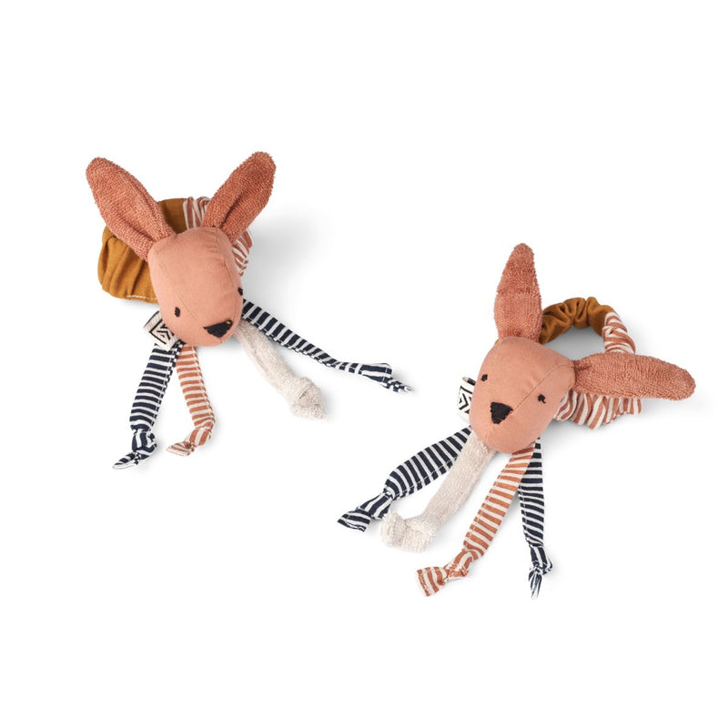 Liewood Willy Rasseln 2er-Pack - Tuscany rose - Rassel
