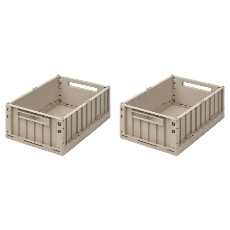 Liewood WESTON Aufbewahrungsbox Medium, 2er-Pack - Sandy - Aufbewahrungsbox