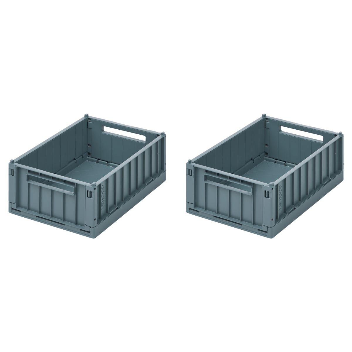 Liewood WESTON Aufbewahrungsbox Klein, 2er-Pack - Whale blue - Aufbewahrungsbox