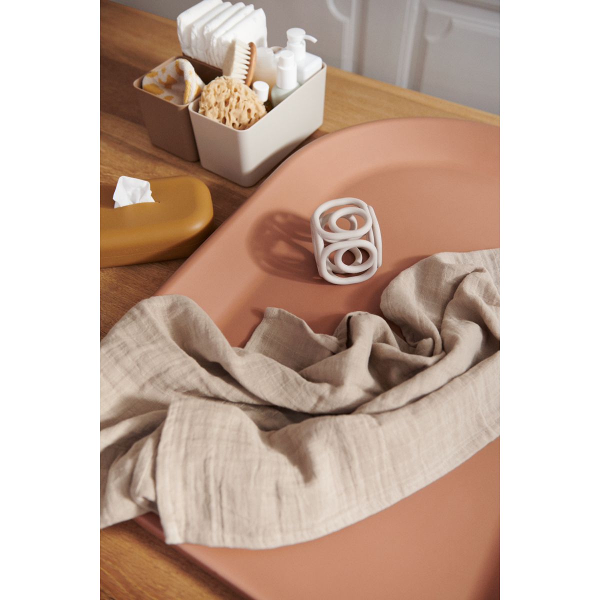 Emi Wet Wipes Behälter - Dark rose