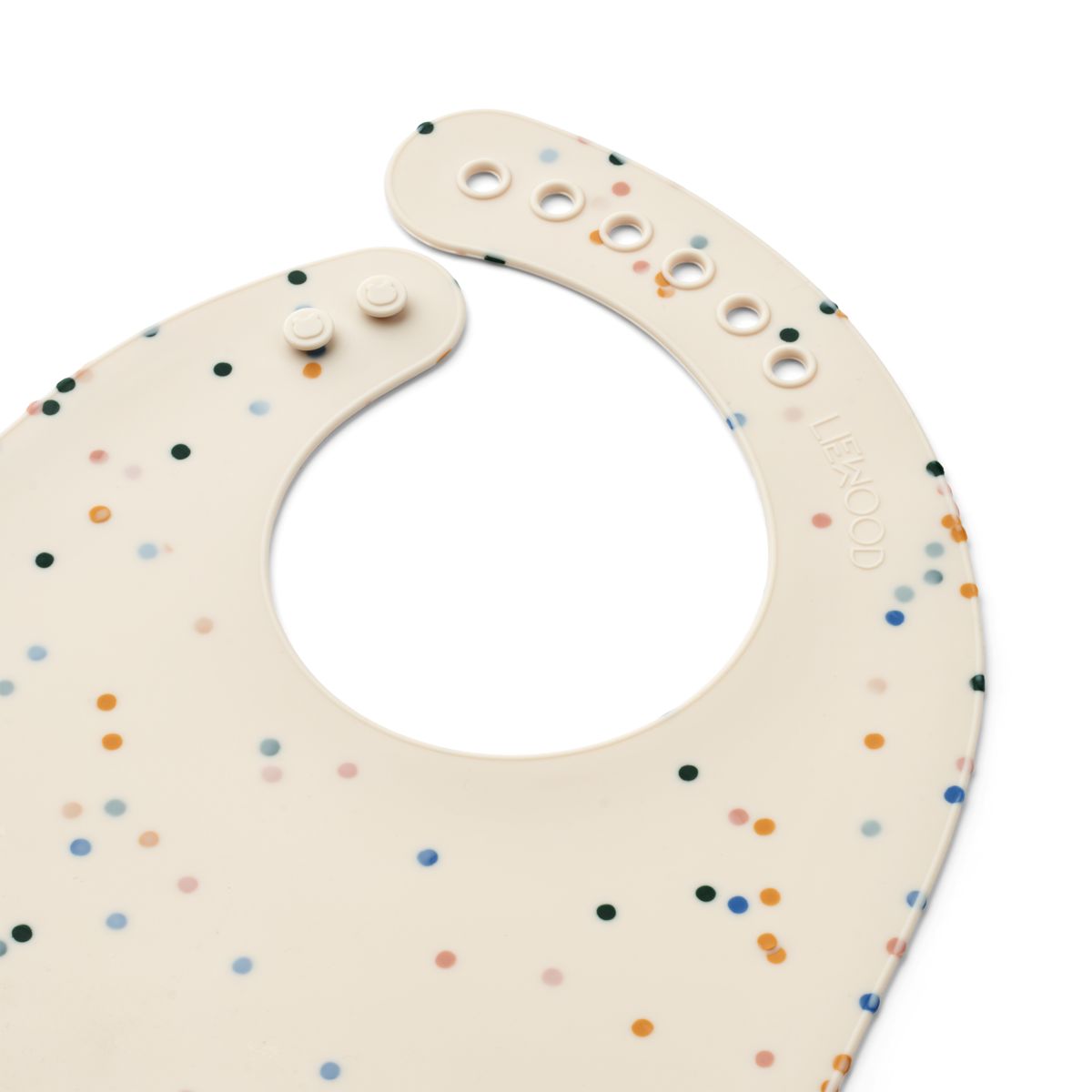 Tilda Silikon Lätzchen 2er Pack - Splash dots / Sea  shell 