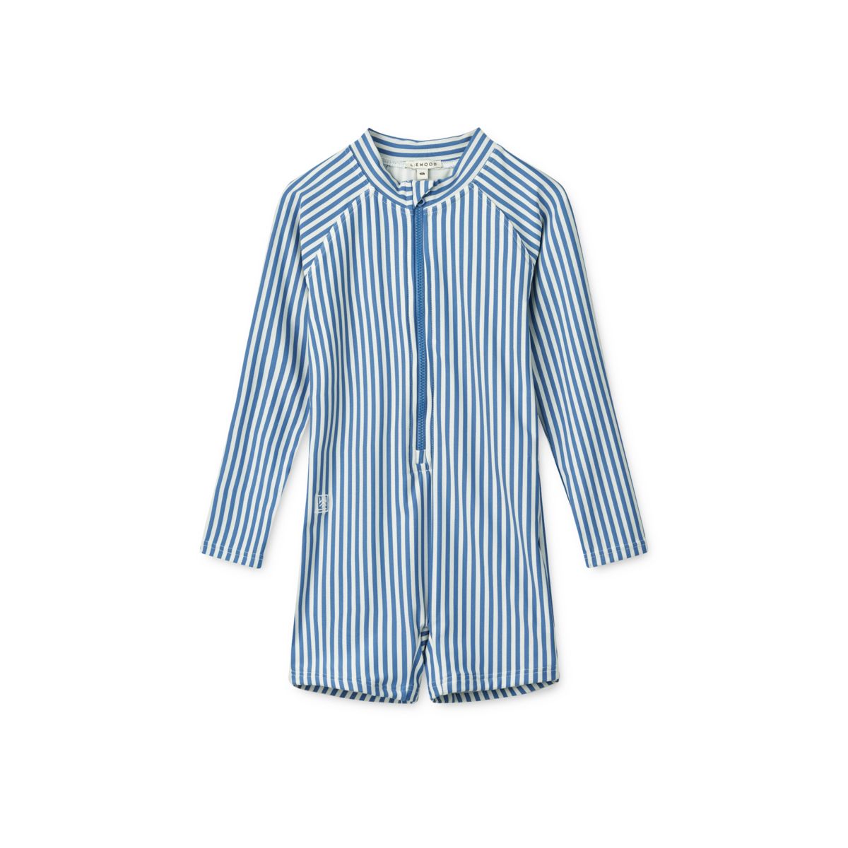 Liewood Max Langarm-Badeanzug mit Streifen - Y/D stripe Riverside / Creme de la creme - Badeanzug