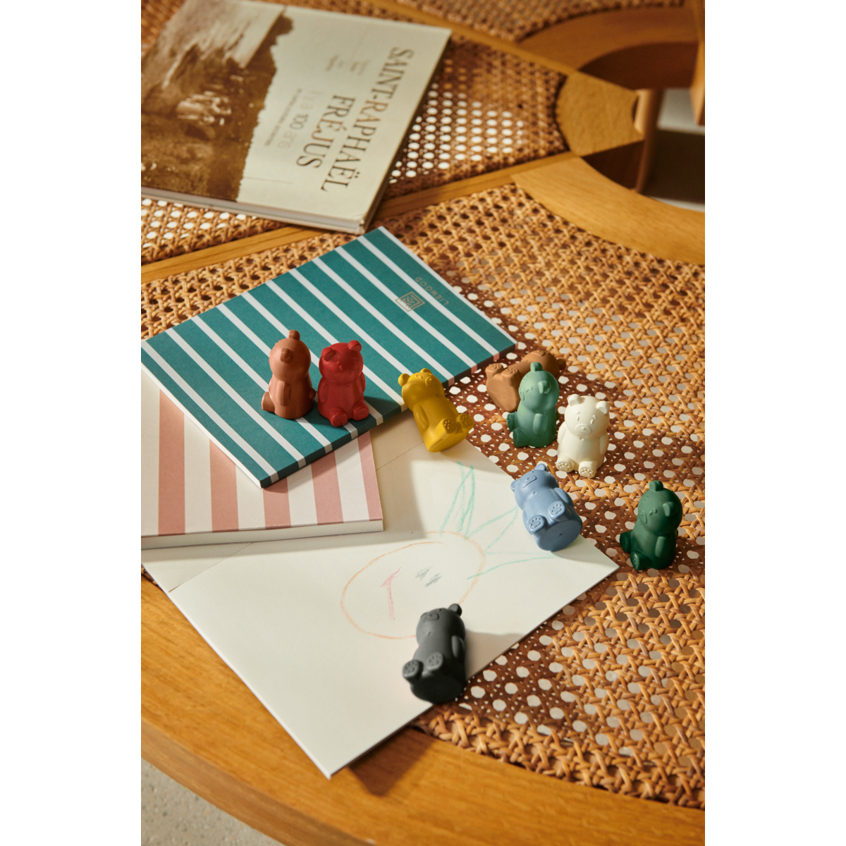 Liewood Notizbücher Sidney - Sea creature / Stripe mix - Notizbuch