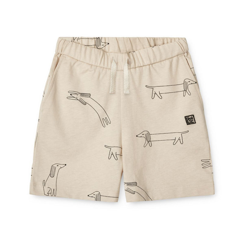 Liewood Bako Baumwollshorts mit Print - Dogs / Sandy - Shorts