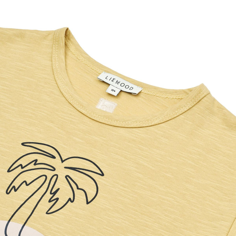 Liewood Dodomo T-Shirt mit Aufdruck - Palm peace / Crispy corn - T-shirt