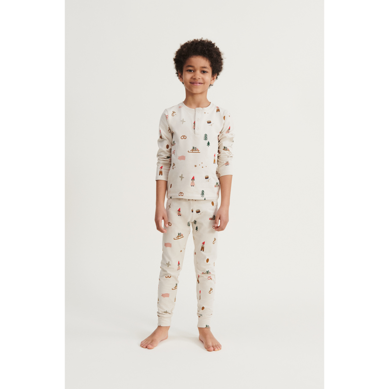 Liewood Wilhelm Pyjama-Set - Holiday / Sandy - Pyjama-Set